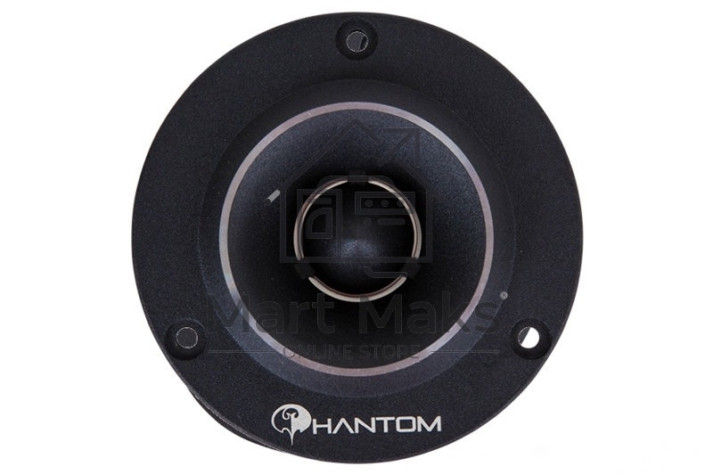 Колонки автомобильные Phantom MT30, 80Вт, 98дБ, 4Ом, 2.5 см, без решетки (1 дюйм) (ком.:2 кол.)