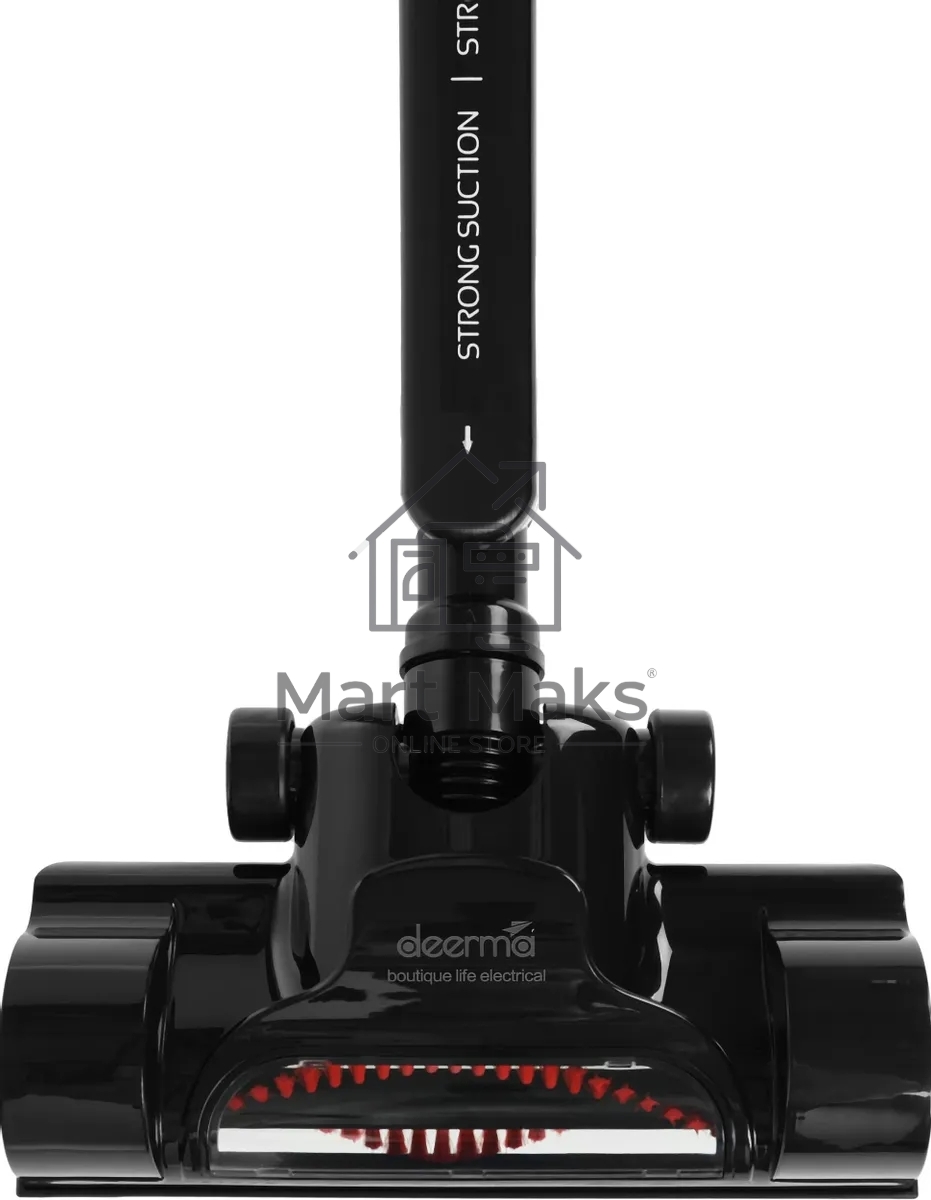 Пылесос вертикальный Deerma DX700 Pro черный, питание от сети, 210 Вт, уборка сухая, пылесборник 0.8 л
