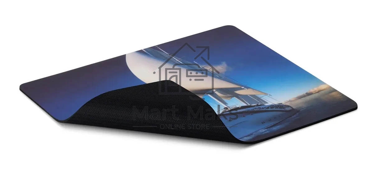 Коврик для мыши Buro BU-R51753 рисунок/яхта