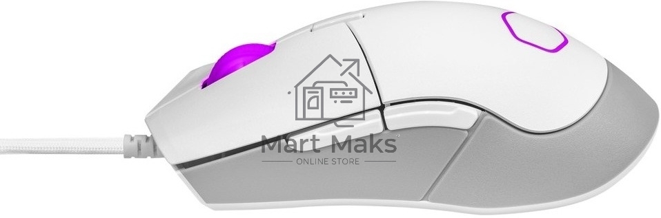 Мышь проводная Cooler Master MM-310-WWOL1 белый, 12000 dpi, USB Type-A, кнопки - 6