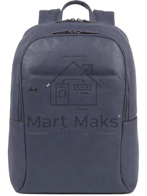 Рюкзак Piquadro Black Square CA4762B3/BLU4, кожа, темно-синий