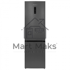 Холодильник Schaub Lorenz SLU S344D7EI нержавеющая сталь двухкамерный 235/109л морозилка снизу, No Frost