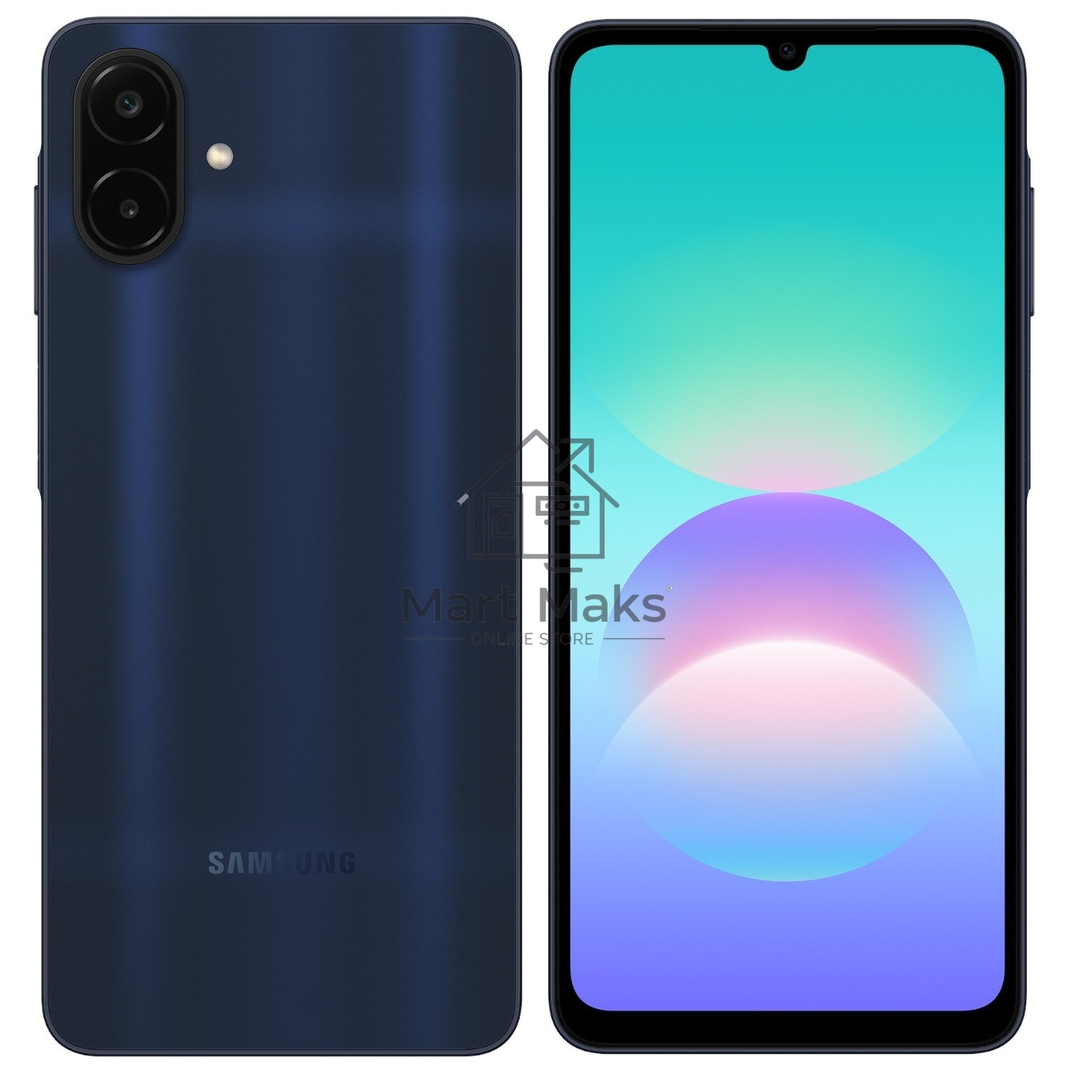 Смартфон Samsung Galaxy A08 6Gb, 128Gb, синий