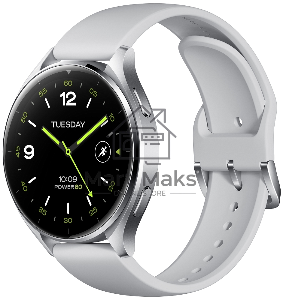 Смарт-часы Xiaomi Watch 2 Silver Case With Gray TPU Strap M2320W1