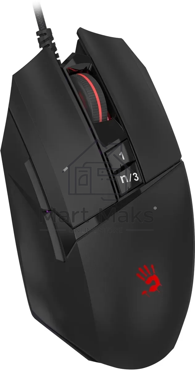 Мышь проводная A4Tech Bloody W65 Max Mini черный, 12000 dpi, USB, кнопки - 9