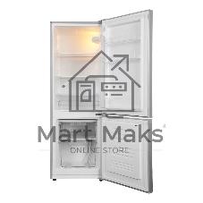 Холодильник Hyundai CC2051SL серебристый двухкамерный 120/34л морозилка снизу