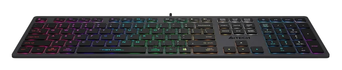 Клавиатура A4Tech Fstyler FX60 проводная, USB, серый