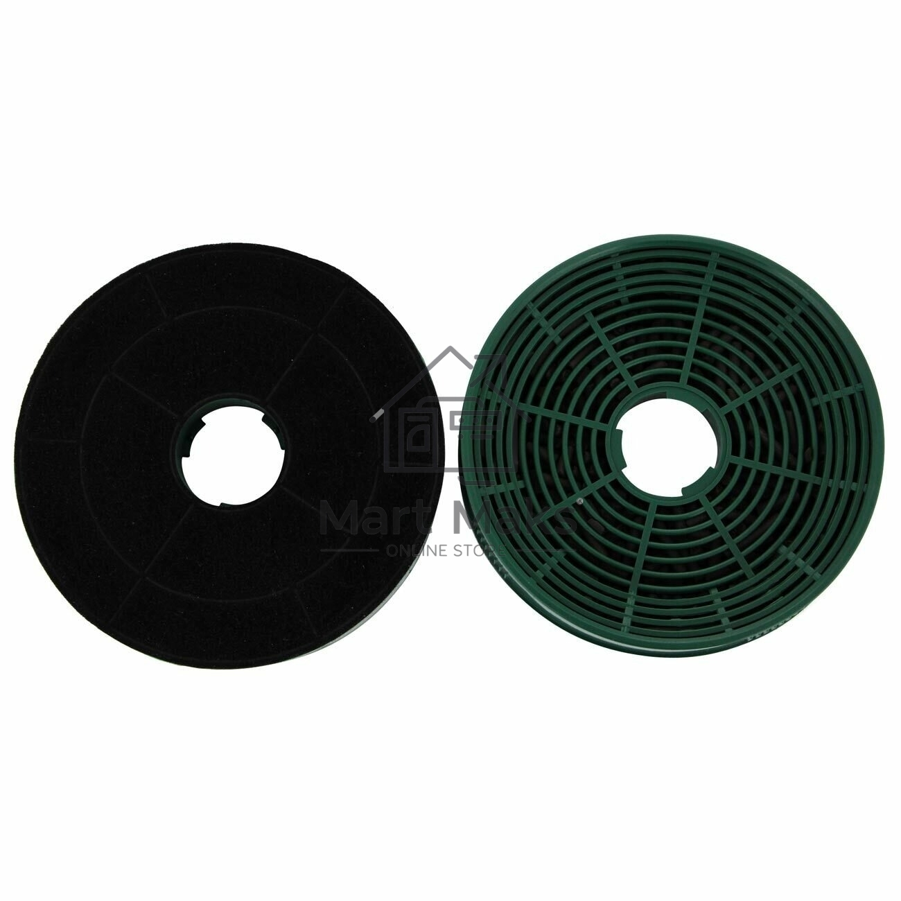 Фильтр угольный Krona тип K5-2 (2 шт.) замена К5, подходит для Kamilla (1 мотор), SLIM 600 inox MB,Elma,Ester,Freya, Janna, Bella, Betty, Diana, Helen, Mila 50, Mara push button, Jasmin push button, Marta, Sabrina.