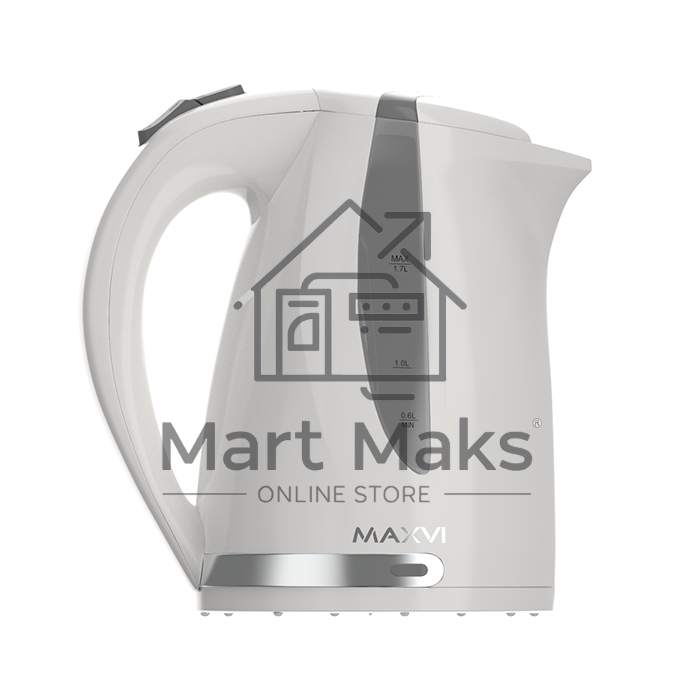 Чайник электрический MAXVI KE1701P белый-grey