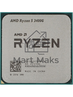 Процессор AMD Ryzen 5 3400G Soc-AM4 3.7GHz OEM