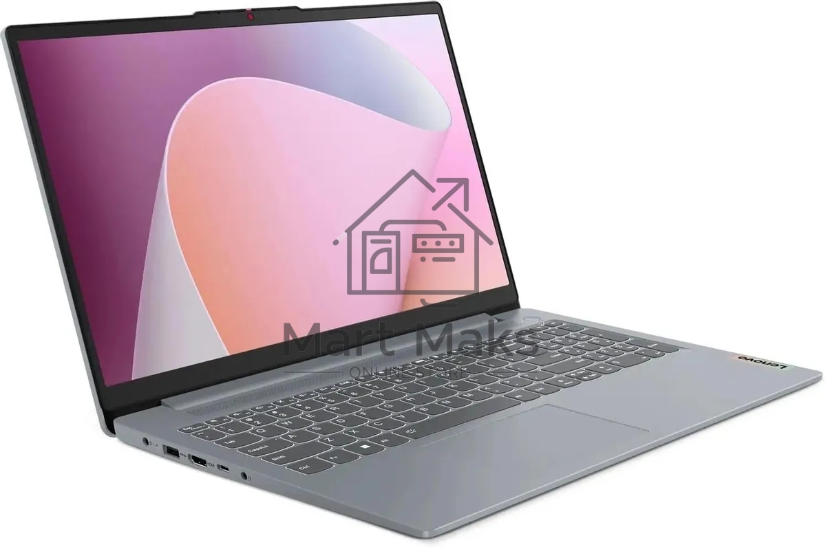 Ноутбук Lenovo IdeaPad Slim 3 15AMN8 серый 15.6