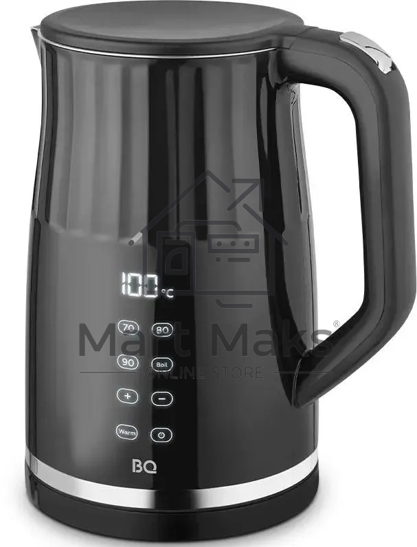 Чайник электрический BQ KT1801SW черный, 2200 Вт, 1.7 л