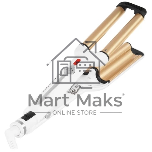 Щипцы для завивки волос Galaxy Line GL4602 белый, 16 мм, 200 °C, 1 режим