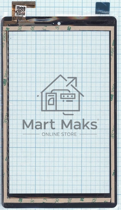 Сенсорное стекло (тачскрин) FPC-FC80J128-02, черное