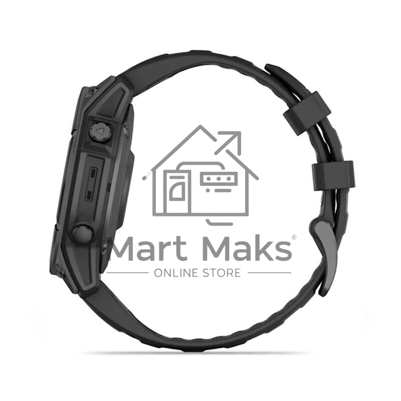 Смарт-часы Garmin Fenix E AMOLED темно-серый, черный 47мм