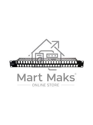 Патч-панель наборная DKC RNKPP48E1 19'' 1U под 48 модулей Keystone. UTP