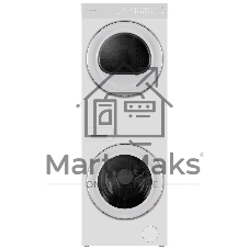 Стиральная машина + Сушка Maunfeld MFWD121010WH06 белая, загрузка фронтальная 10кг, 1200 об/мин., класс: С