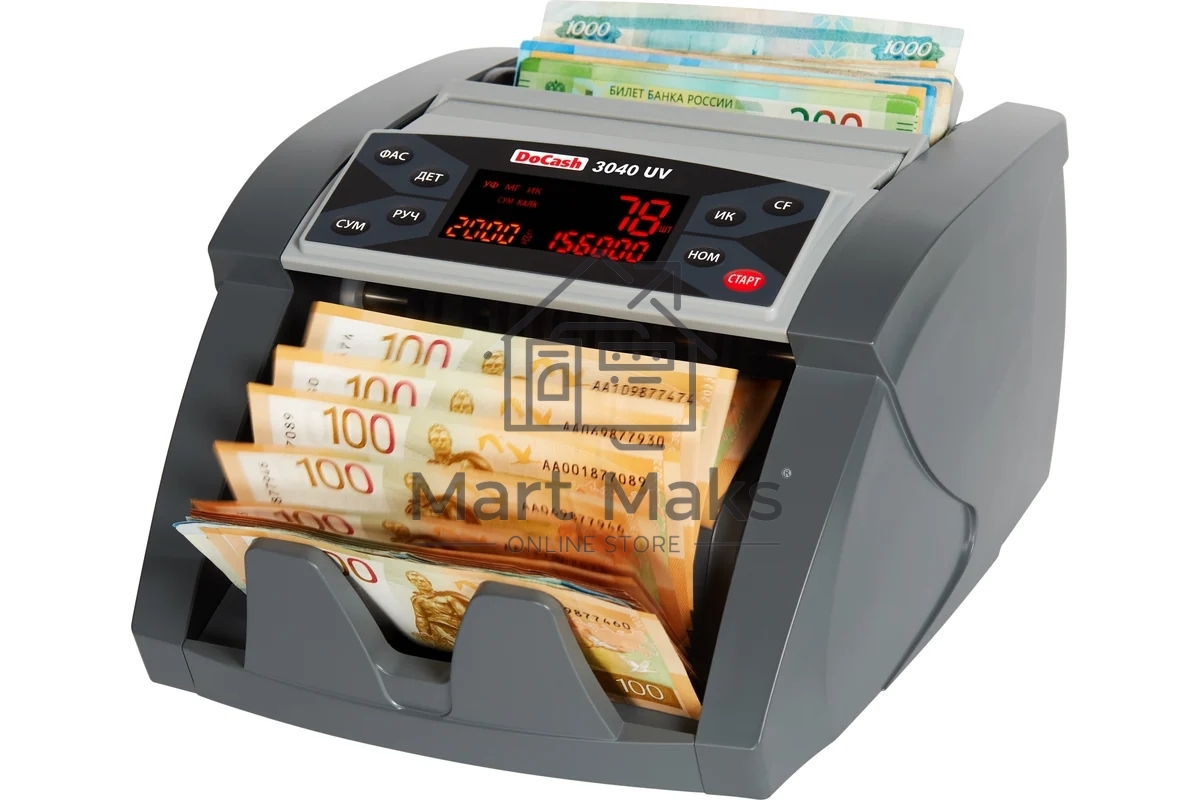 Счетчик банкнот DoCash 3040 UV мультивалюта