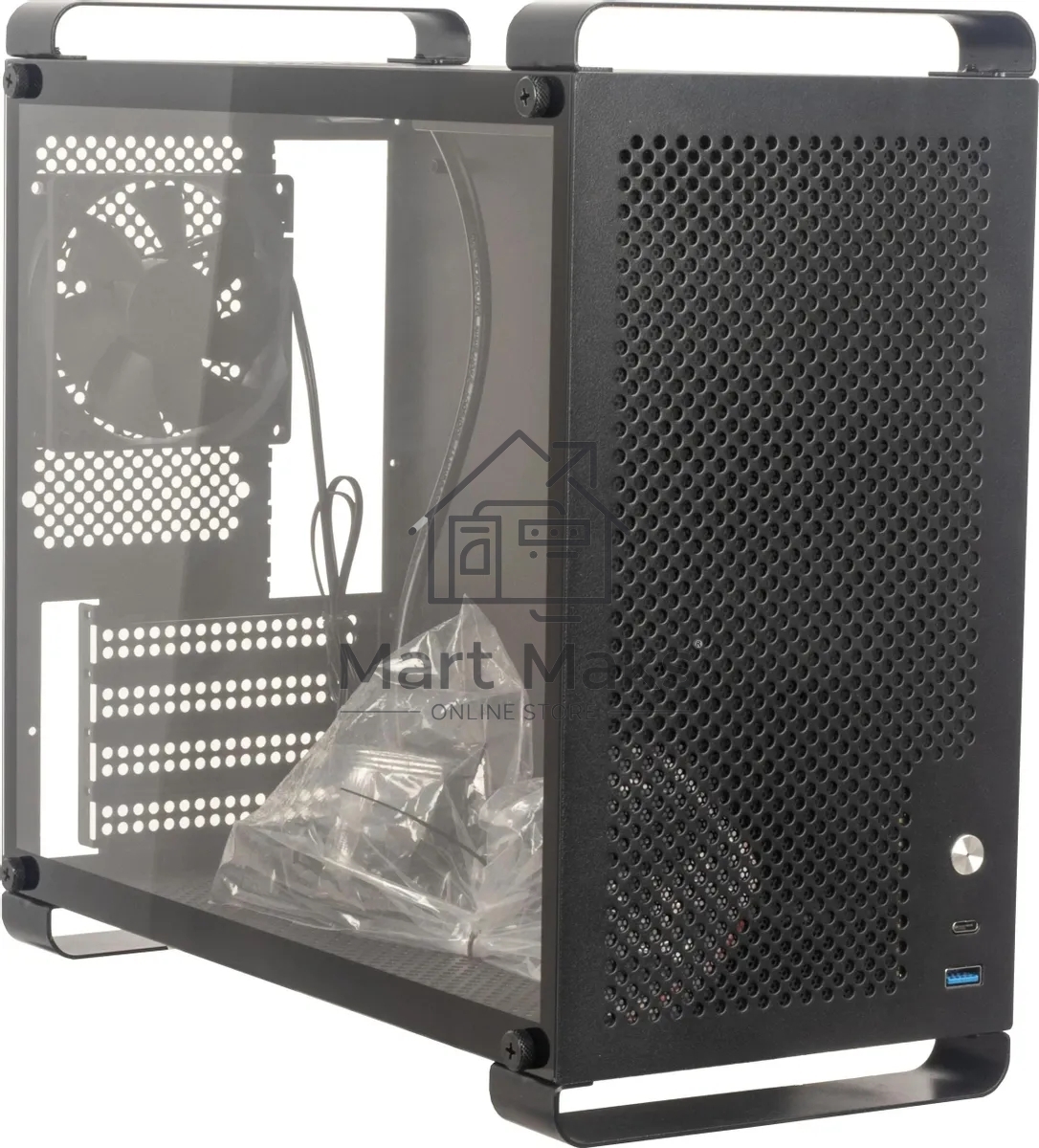 Компьютерный корпус Accord ACC-GCUB4 черный без БП mATX 1x92mm 1xUSB3.0 1xUSB3.1 audio