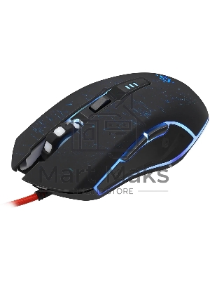 Мышь проводная Defender Draglen GM-907 черный, 7200 dpi, USB, кнопки - 6