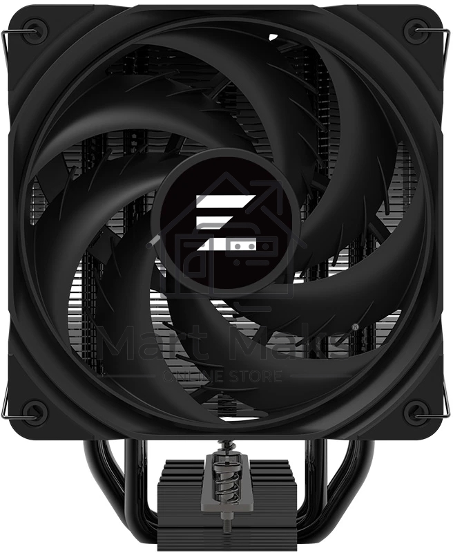 Кулер для процессора Zalman CNPS9X PERFORMA PLUS BLACK, 120мм FAN, 4 HEAT PIPES, 4-PIN PWM, 600-2000 RPM, 29.7DBA MAX, HYDRO BEARING, FULL SOCKET SUPPORT