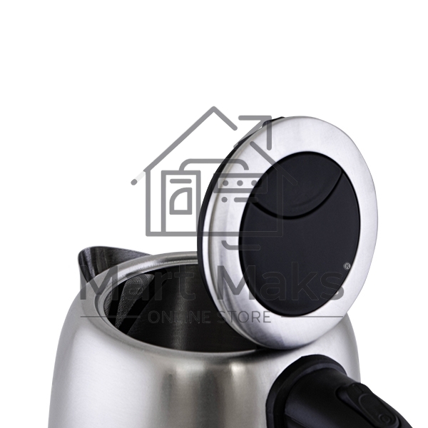 Чайник электрический BQ KT1821S черный/стальной, 2200 Вт, 1.7 л