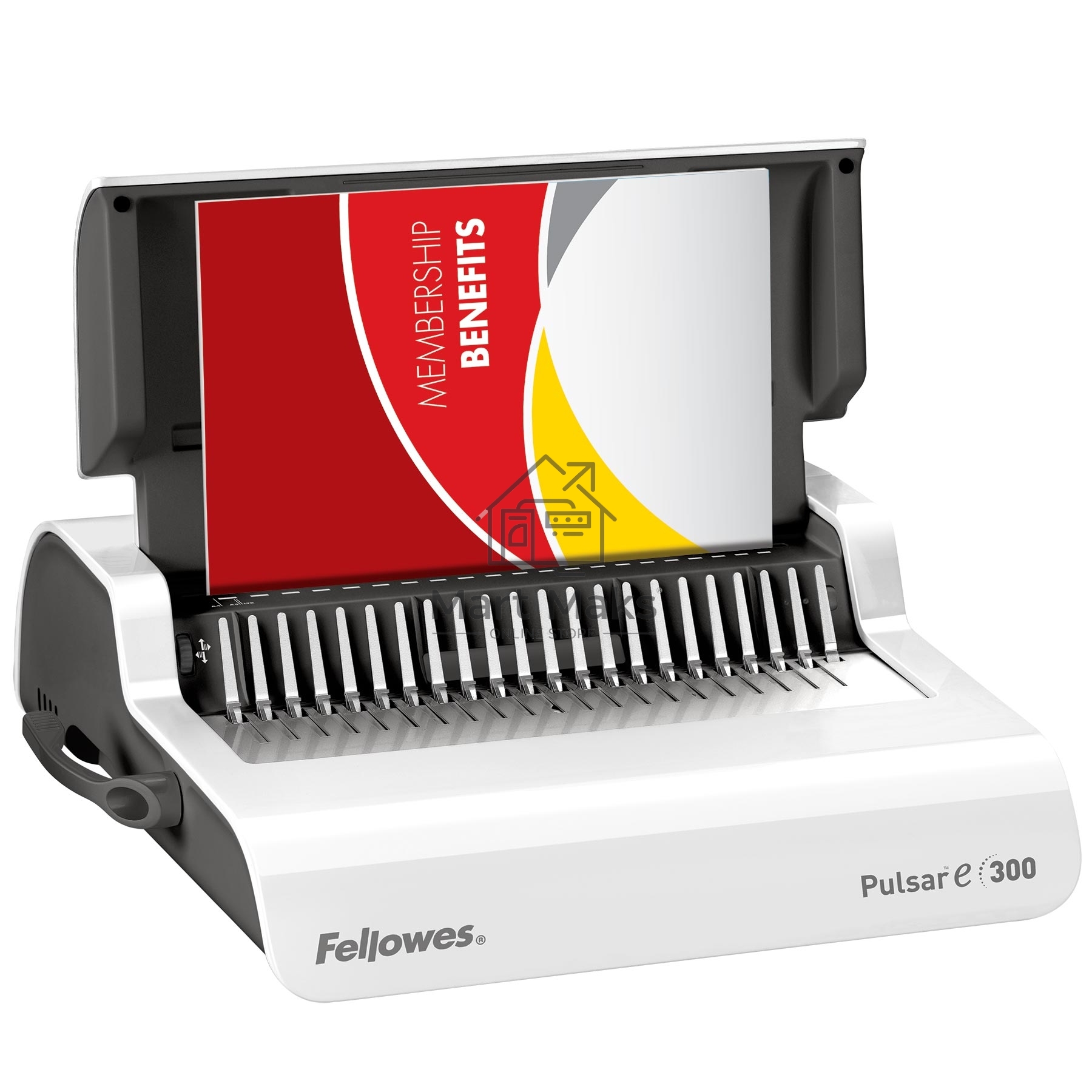 Переплетчик Fellowes Pulsar E (FS-56207) A4/перф.15л.сшив/макс.300л./пластик.пруж. (6-38мм)/электр.