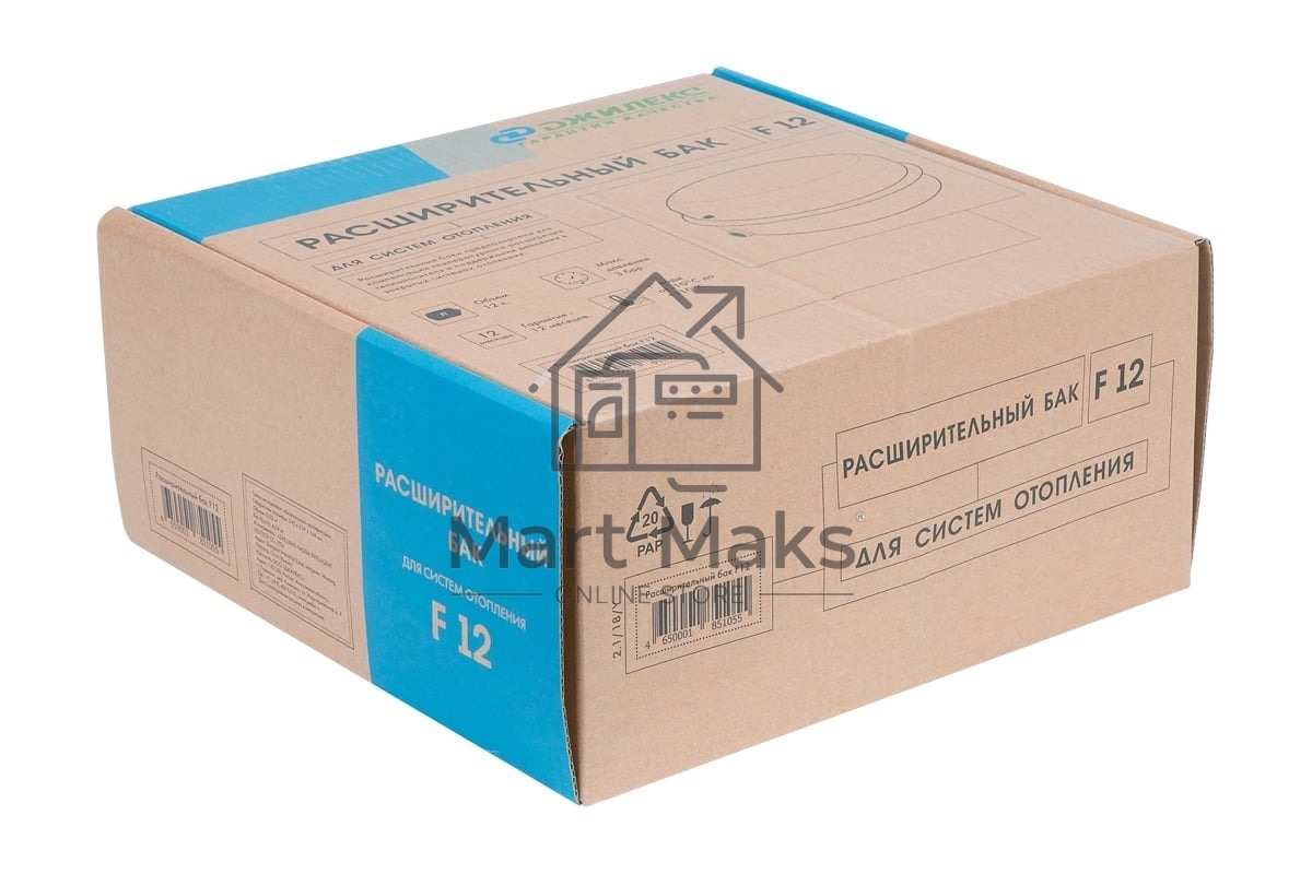 Бак расширительный 12F плоского типа, металлический фланец