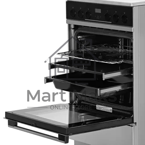 Плита электрическая Gorenje GEC5C61XPA серебристый, конфорок 4 электрических, духовка 70 л, 50 см x 85 см x 59.4 см