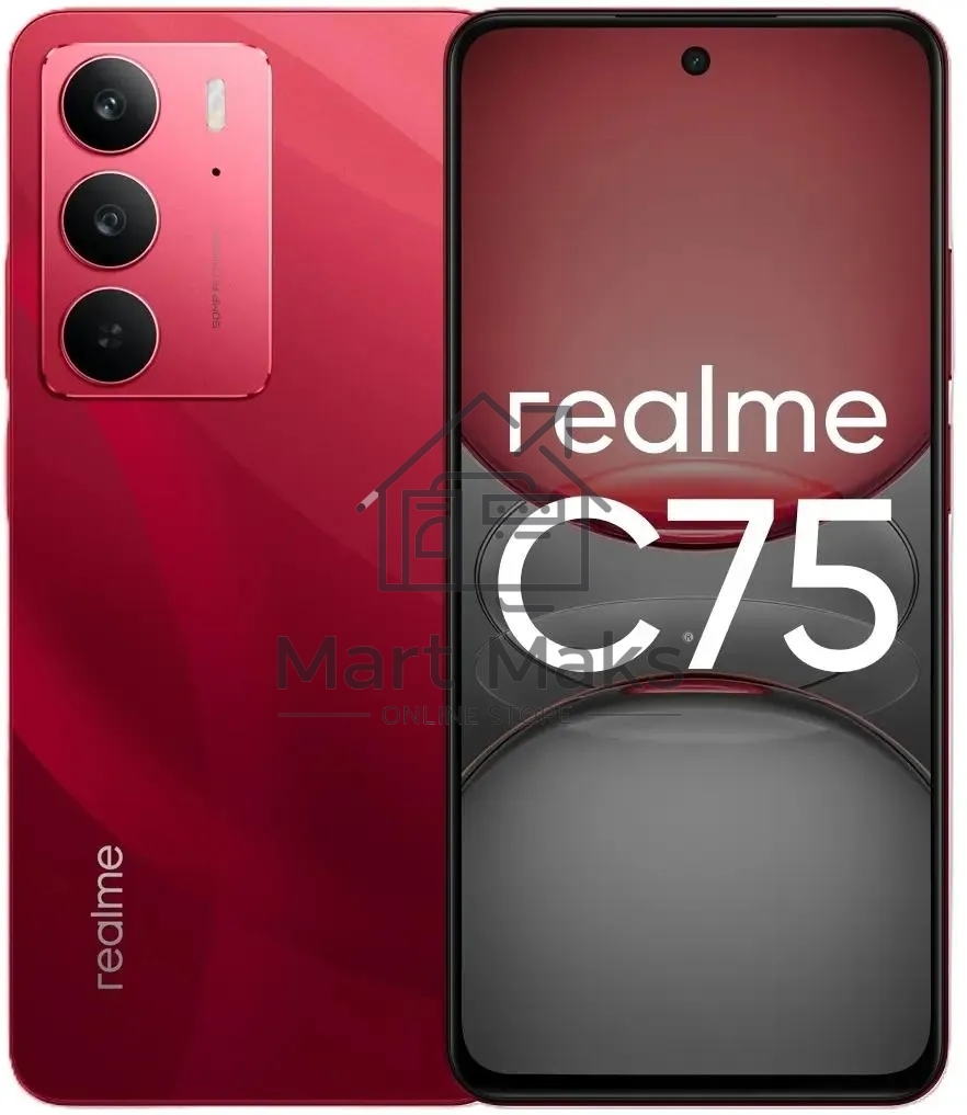 Смартфон Realme C75, 8/256Gb, красный