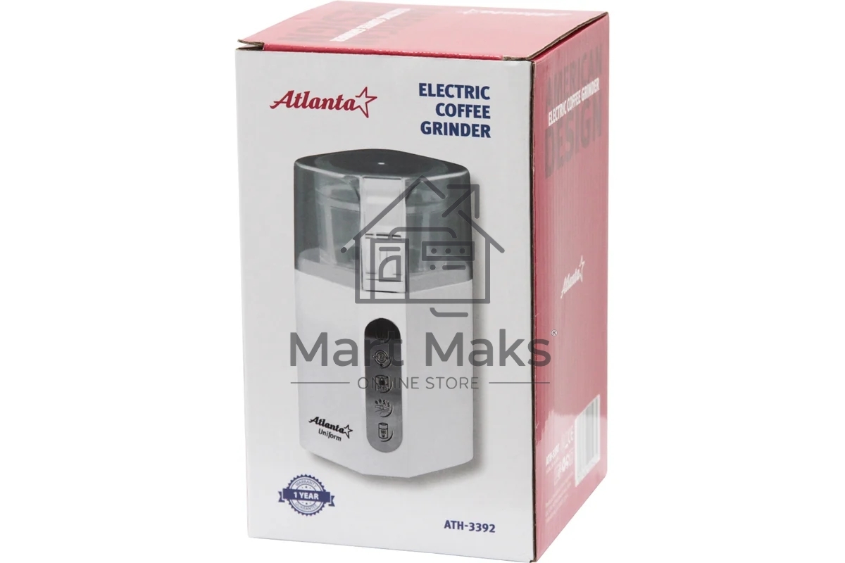 Кофемолка ATLANTA ATH-3392 белый