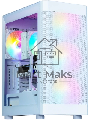 Компьютерный корпус ZALMAN i4 TG, ATX, белый, FRONT MESH, WINDOW, 4x3.5