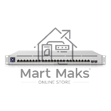 Коммутатор Ubiquiti UniFi Switch Enterprise 24 PoE, 12×1 Гбит/с PoE + 12×2.5 Гбит/с PoE + 2×10 Гбит/с SFP+ Uplink, управляемый