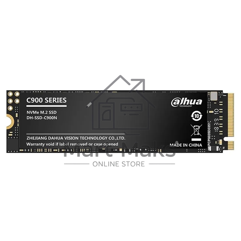 Накопитель SSD Dahua C900, 256Gb, M.2 2280, PCIe 3.0 x4, NVMe, R/W 2000/1050