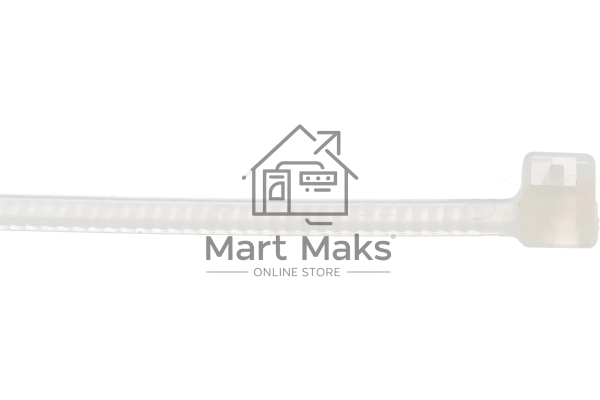 Нейлоновые стяжки FORTISFLEX КСС 3х100 мм белый 100 штук 49391