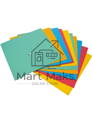 Бумага цветная Silwerhof для оригами и аппликации тонированная 100л. 10цв. Create 80г/м2 210х210мм