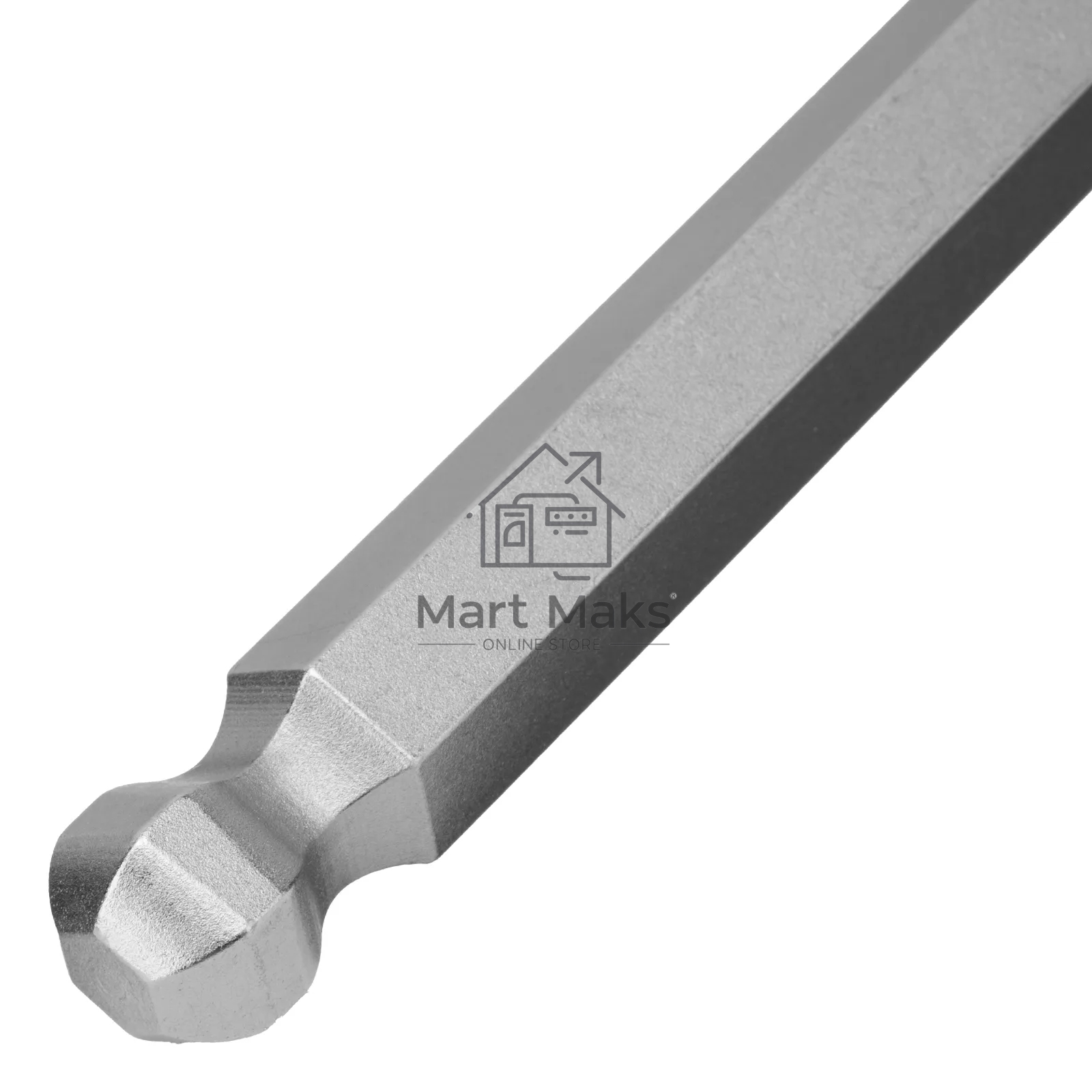 Набор ключей имбусовых, HEX, 2-12 мм, CrV, 9 шт., удлиненные, с шаром Denzel