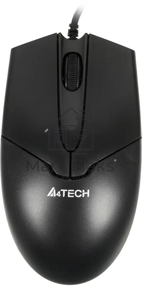 Мышь проводная A4Tech OP-550NU черный, 1000 dpi, USB, кнопки - 3 Мышь проводная A4Tech OP-550NU черный, 1000 dpi, USB, кнопки - 3