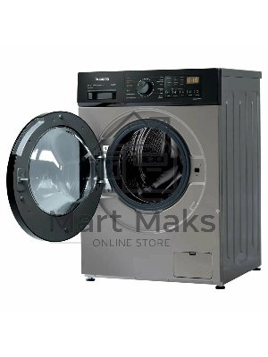 Стирально-сушильная машина Бирюса WMD-SM812/03 B золотистый, загрузка фронтальная 8 кг, 1200 об/мин, класс: А+++