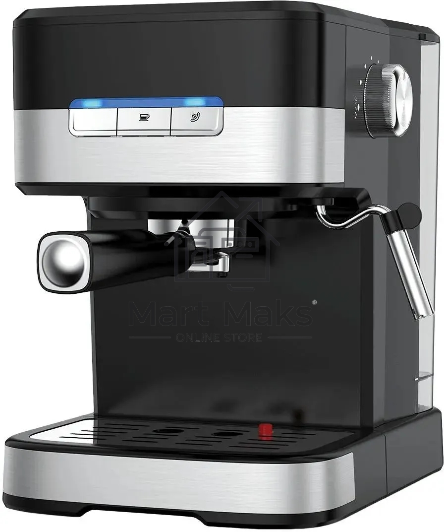 Кофеварка рожковая Centek CT-1171 черный, исп. кофе - молотый, 1.5 л, 1200 Вт, 20 Бар
