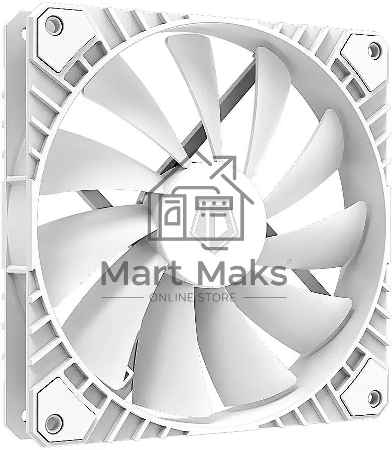 Вентилятор для корпуса ID-Cooling WF-14025-XT WHITE V2 белый, 140 мм, 1600 об/мин, 32.6 дБ, 4 pin