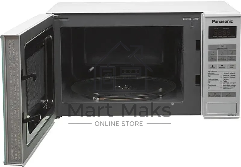 Микроволновая печь Panasonic NN-ST251WZPE белый, 20 л, 800 Вт, переключатели - сенсор