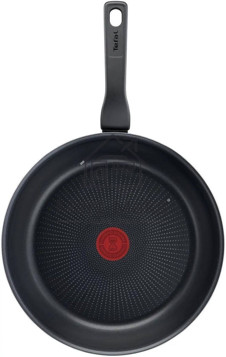 Сковорода Tefal Force 4218028 круглая 28см покрытие: антипригарное ручка несъемная (без крышки) черный (9100048317)