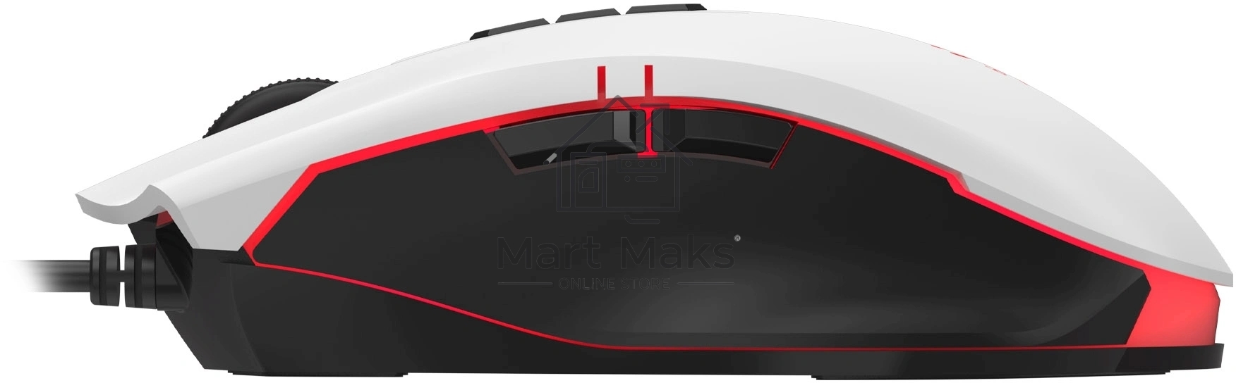 Мышь проводная A4Tech Bloody ES7 белый, 6000 dpi, USB, кнопки - 8