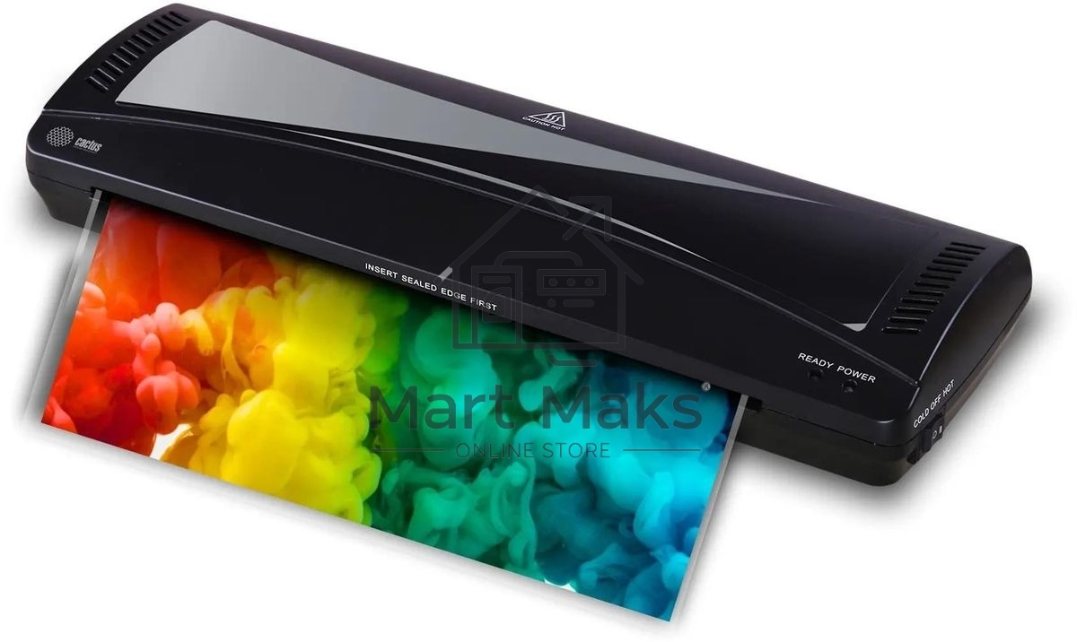 Ламинатор Cactus CS-LAB-M5 черный A3 (80-125мкм) 25 см/мин (2 вал.) хол. лам. лам. фото