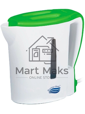 Чайник электрический Великие Реки Мая-1 бело-салатовый