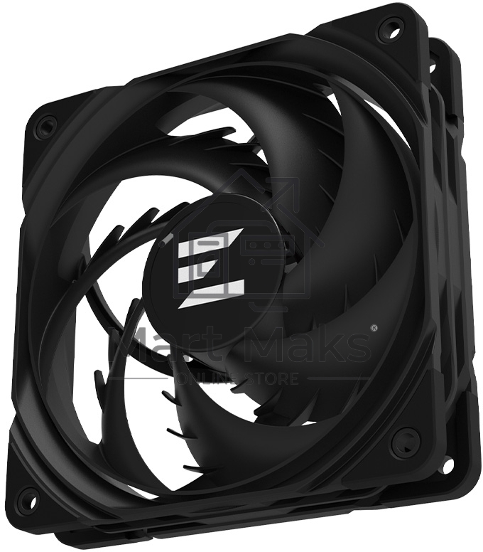 Вентилятор для корпуса Zalman ZM-AF120 черный, 120 мм, 2000 об/мин, 29.7 дБ, 4 pin