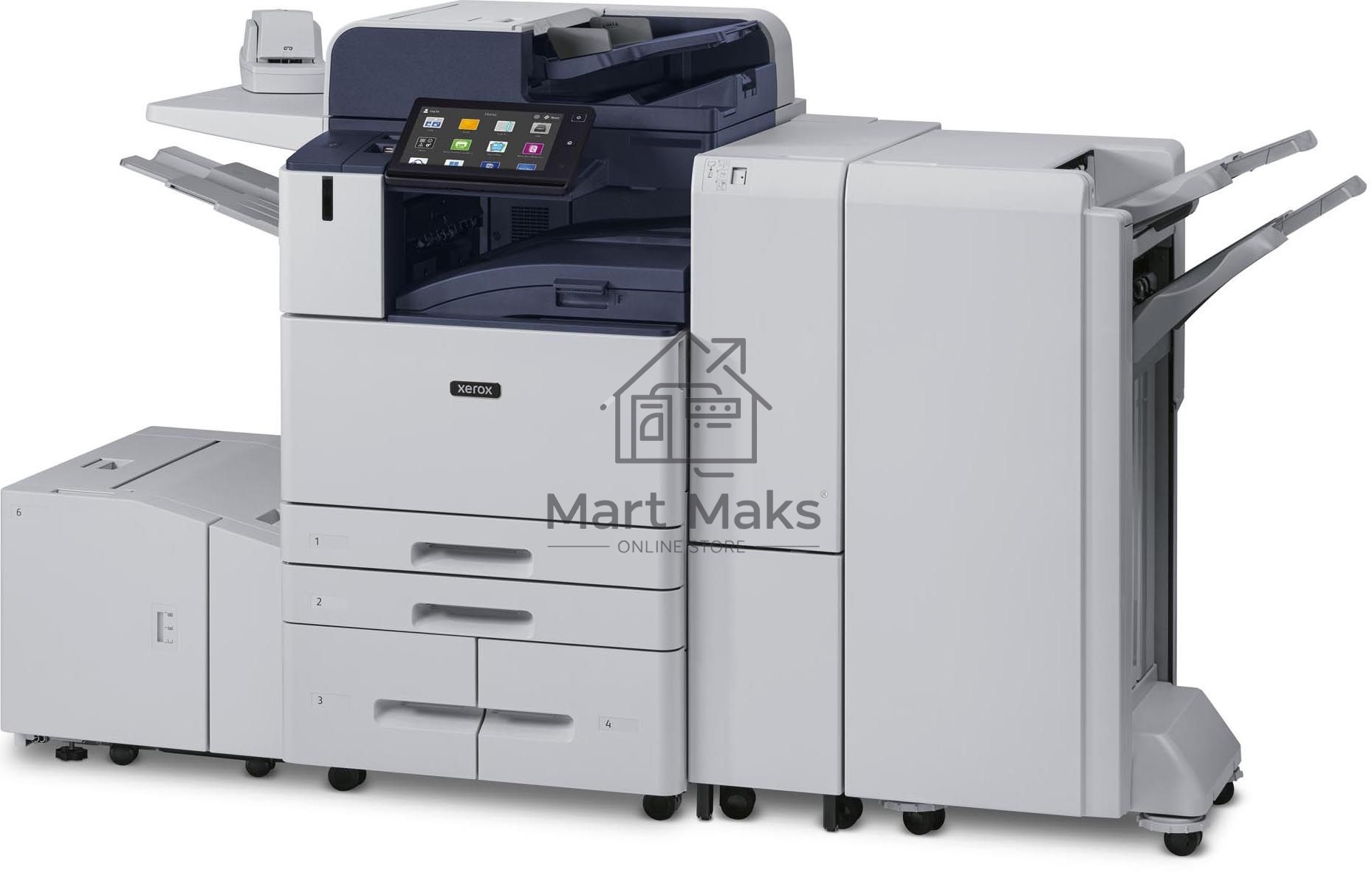 МФУ лазерный Xerox AltaLink C8170 (C8103V_F), А3, цветной, печ. до 70 стр/мин., скан. до 270 стр/мин., 1200 x 2400 DPI (печ.), 600 x 600 DPI (скан.), USB, Ethernet, NFC