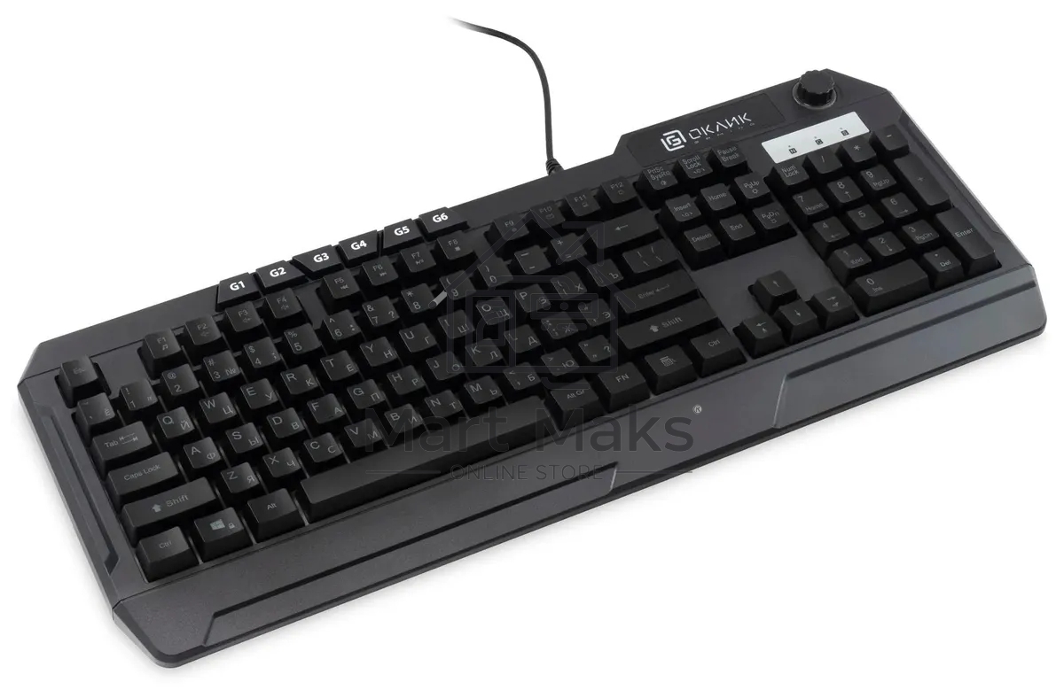 Клавиатура Oklick 715G (1680657) проводная, USB, черный
