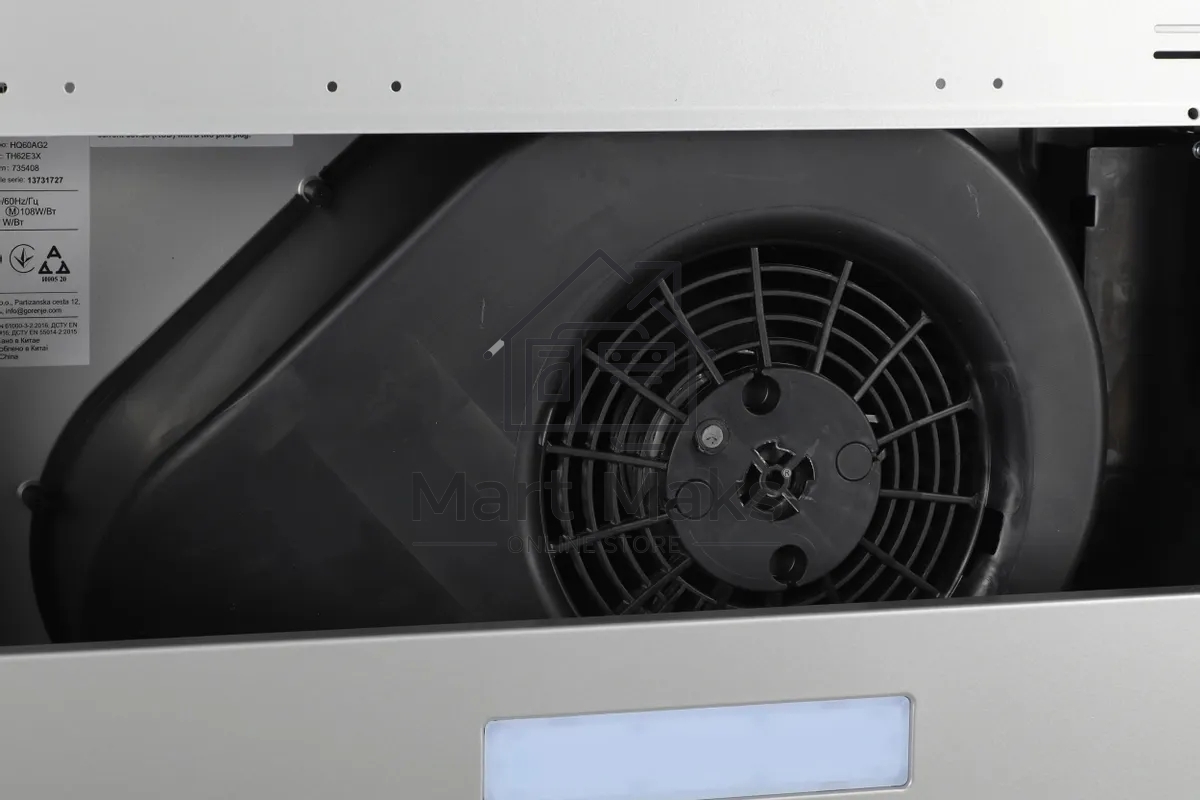 Вытяжка встраиваемая Gorenje TH62E3X нержавеющая сталь, 60 см, 350 куб. м/ч, 67 дБ